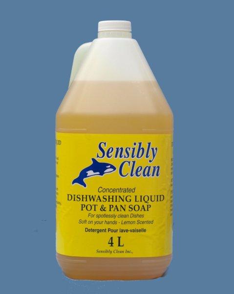 SENSIBLY CLEAN GOLD LIQUID POT & PAN SOAP - 4 L (4/case) - T3592